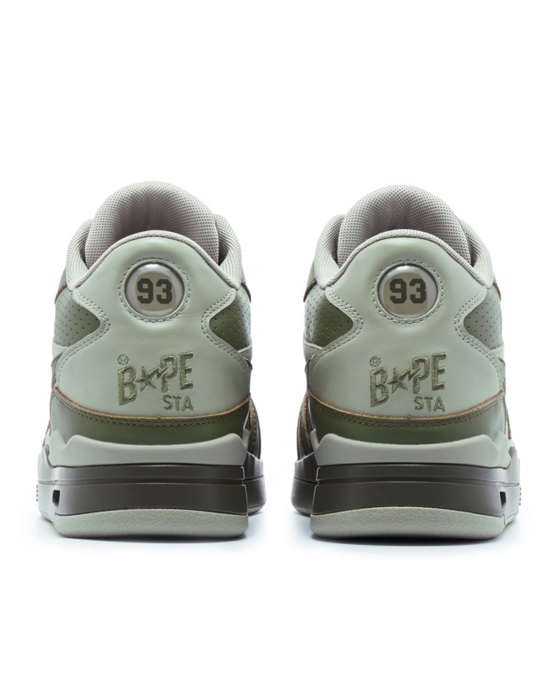 Basket Bape Clutch STA #1 Vert Homme | RNZ-62838220